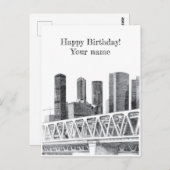 Carte Postale Pont du métro (Devant / Derrière)