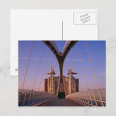 Carte Postale Pont du Millénaire, centre Lowry, Salford (Devant / Derrière)