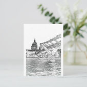 Carte Postale Pont du Millenium et St Pauls (Debout devant)