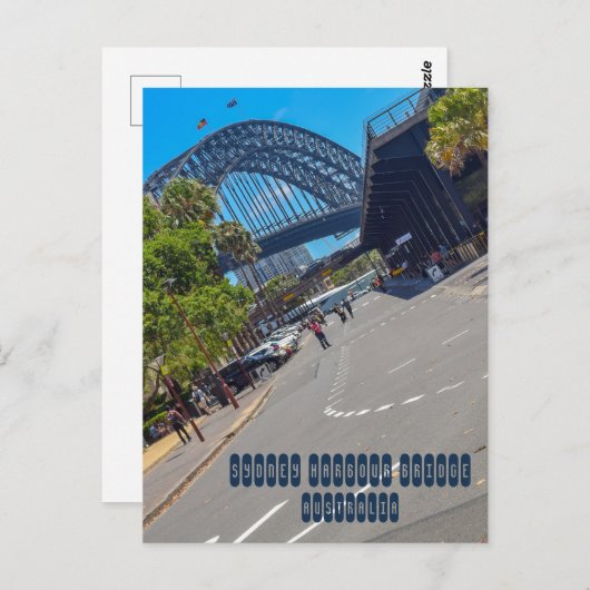 Carte Postale Pont du port de Sydney (Devant / Derrière)