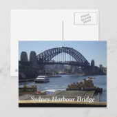 Carte Postale Pont du port de Sydney (Devant / Derrière)