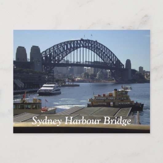 Carte Postale Pont du port de Sydney (Devant)