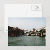 Carte Postale Pont du Rialto (Devant / Derrière)
