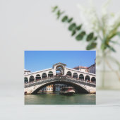 Carte Postale Pont du Rialto à Venise (Debout devant)