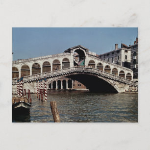 Carte Postale Pont du Rialto, commencé en 1588