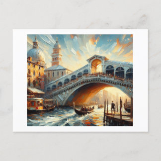 Carte Postale Pont du Rialto Venise