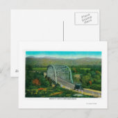 Carte Postale Pont du ruisseau Castaic près de Saugus (Devant / Derrière)