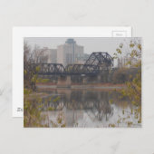 Carte Postale Pont du train de Winnipeg (Devant / Derrière)