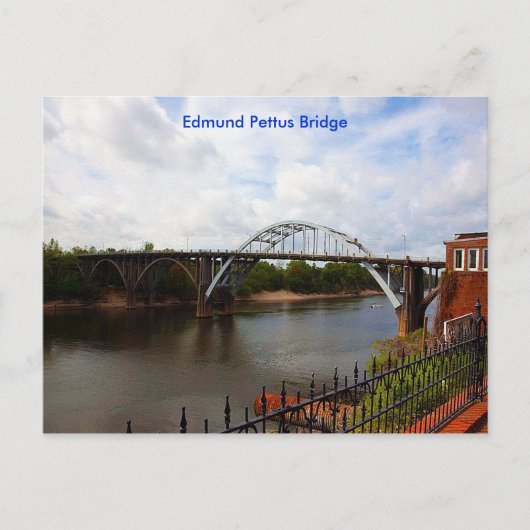 Carte Postale Pont Edmund Pettus à Selma, Alabama (Devant)