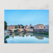 Carte Postale Pont Emanuele II et Basilique Saint-Pierre - Rome (Devant)