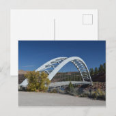 Carte Postale Pont emblématique au déversoir du lac Flaming Gorg (Devant / Derrière)