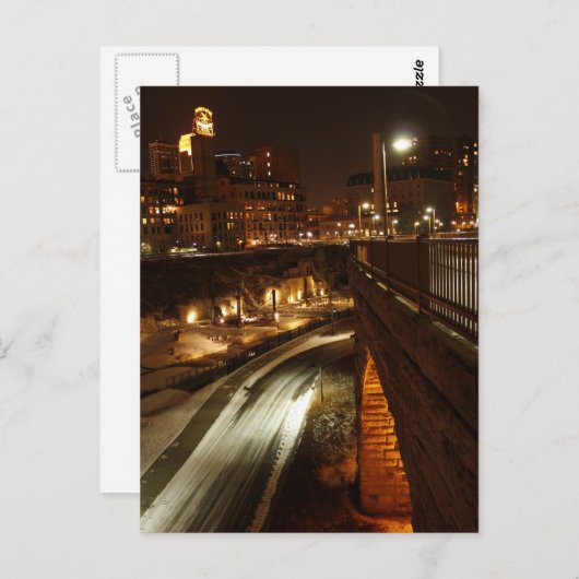 Carte Postale Pont en arc de pierre (Devant / Derrière)