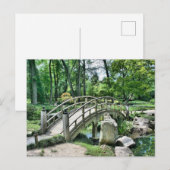 Carte Postale Pont en arc japonais (Devant / Derrière)