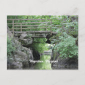 Carte Postale Pont en pierre de Hagerstown, MD (Devant)