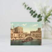 Carte Postale Pont et Canal, Venise (Debout devant)