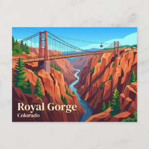 Carte Postale Pont et Parc Royal Gorge USA