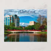 Carte Postale Pont et paysage à Huntsville Alabama (Devant)