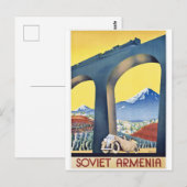 Carte Postale Pont ferroviaire de Siviet Armenia (Devant / Derrière)