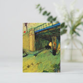 Carte Postale Pont ferroviaire sur Montmajour par Vincent van Go (Debout devant)