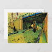 Carte Postale Pont ferroviaire sur Montmajour par Vincent van Go (Devant / Derrière)