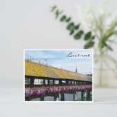 Carte Postale pont floral lucerne (Debout devant)