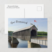 Carte Postale Pont Florenceville Nouveau-Brunswick Canada (Devant / Derrière)