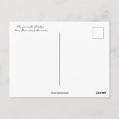 Carte Postale Pont Florenceville Nouveau-Brunswick Canada (Dos)