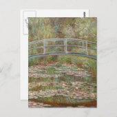 Carte Postale Pont français de Monet Giverney (Devant / Derrière)