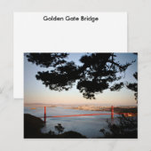 Carte Postale Pont Golden Gate (Devant / Derrière)