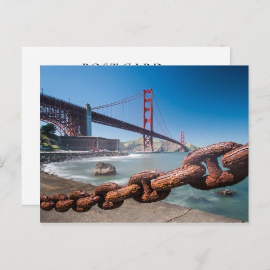 Carte Postale Pont Golden Gate (Devant / Derrière)