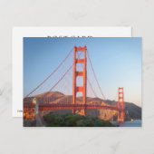 Carte Postale Pont Golden Gate (Devant / Derrière)