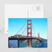 Carte Postale Pont Golden Gate (Devant / Derrière)