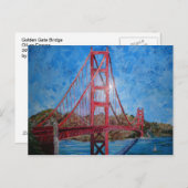 Carte Postale Pont Golden Gate (Devant / Derrière)