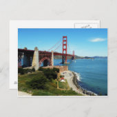 Carte Postale Pont Golden Gate (Devant / Derrière)