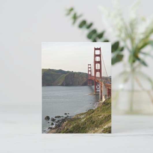 Carte Postale Pont Golden Gate avec vue sur Marin Comté (Debout devant)