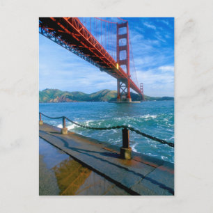 Carte Postale pont Golden Gate et baie de San Francisco