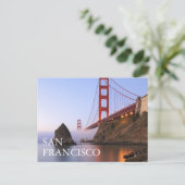 Carte Postale Pont Golden Gate | San Francisco Merci (Debout devant)