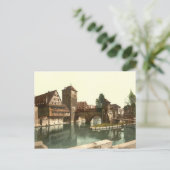 Carte Postale Pont Hangman, Nuremberg, Bavière, Allemagne (Debout devant)