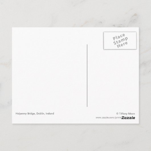 Carte Postale Pont Ha'penny (Dos)