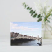Carte Postale pont ha'penny (Debout devant)