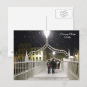 Carte Postale Pont Ha'penny Dublin (Devant / Derrière)