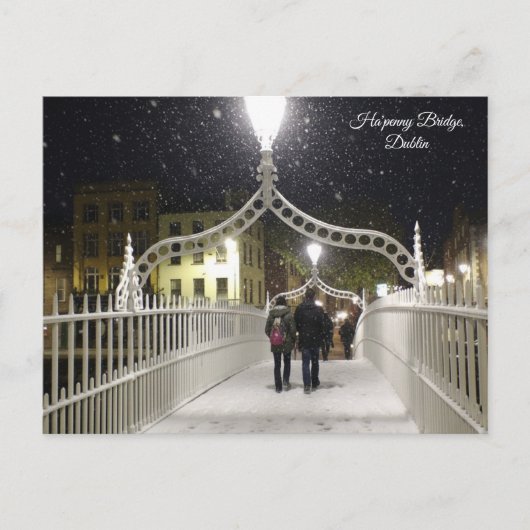 Carte Postale Pont Ha'penny Dublin (Devant)