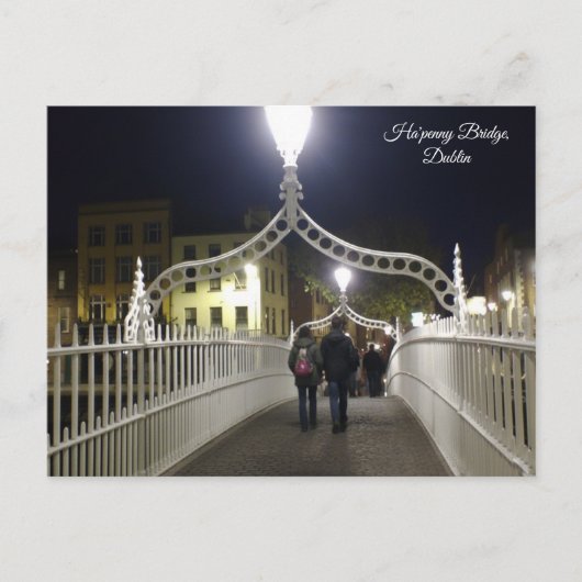 Carte Postale Pont Ha'penny Dublin (Devant)