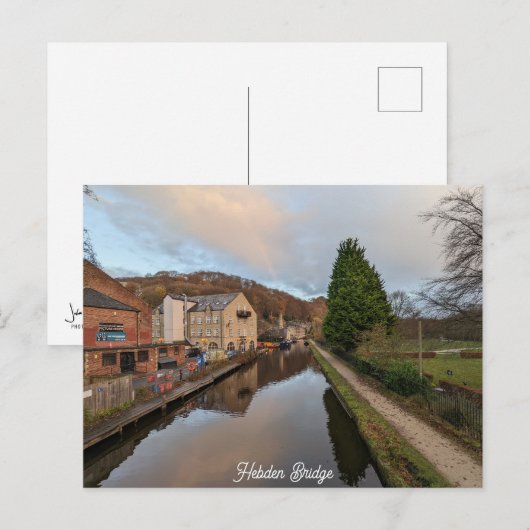 Carte Postale Pont Hebden (Devant / Derrière)