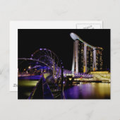 Carte Postale Pont Helix de Singapour (Devant / Derrière)