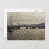 Carte Postale Pont Hungerford du pont Waterloo (Devant / Derrière)