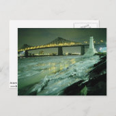 Carte Postale Pont Jacques-Cartier, Montréal, Québec, Canada (Devant / Derrière)