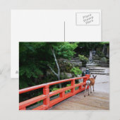 Carte Postale Pont japonais (Devant / Derrière)