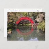 Carte Postale Pont japonais (Devant / Derrière)