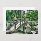 Carte Postale Pont japonais (Devant / Derrière)
